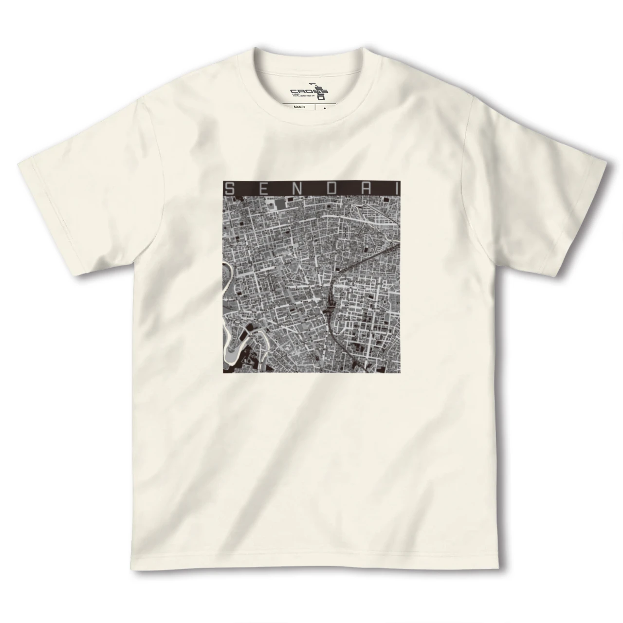 【仙台(宮城県)】地図柄ヘビーウェイトTシャツ