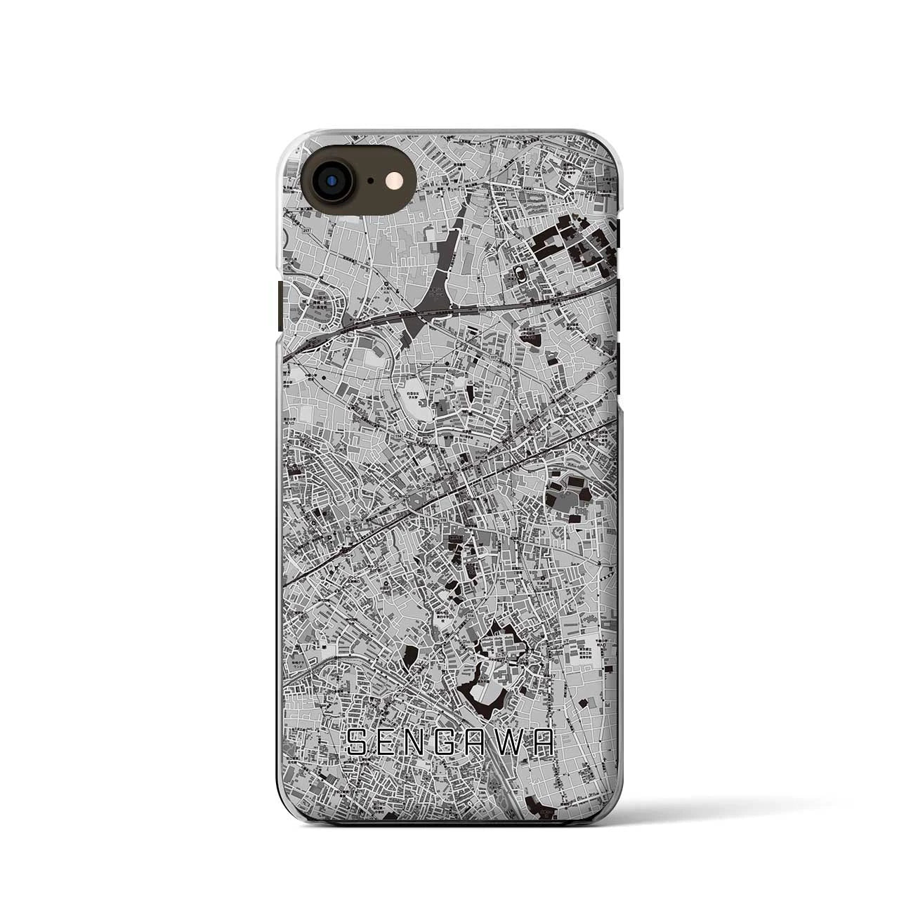 【仙川(東京都)】地図柄iPhoneケース(クリアタイプ)