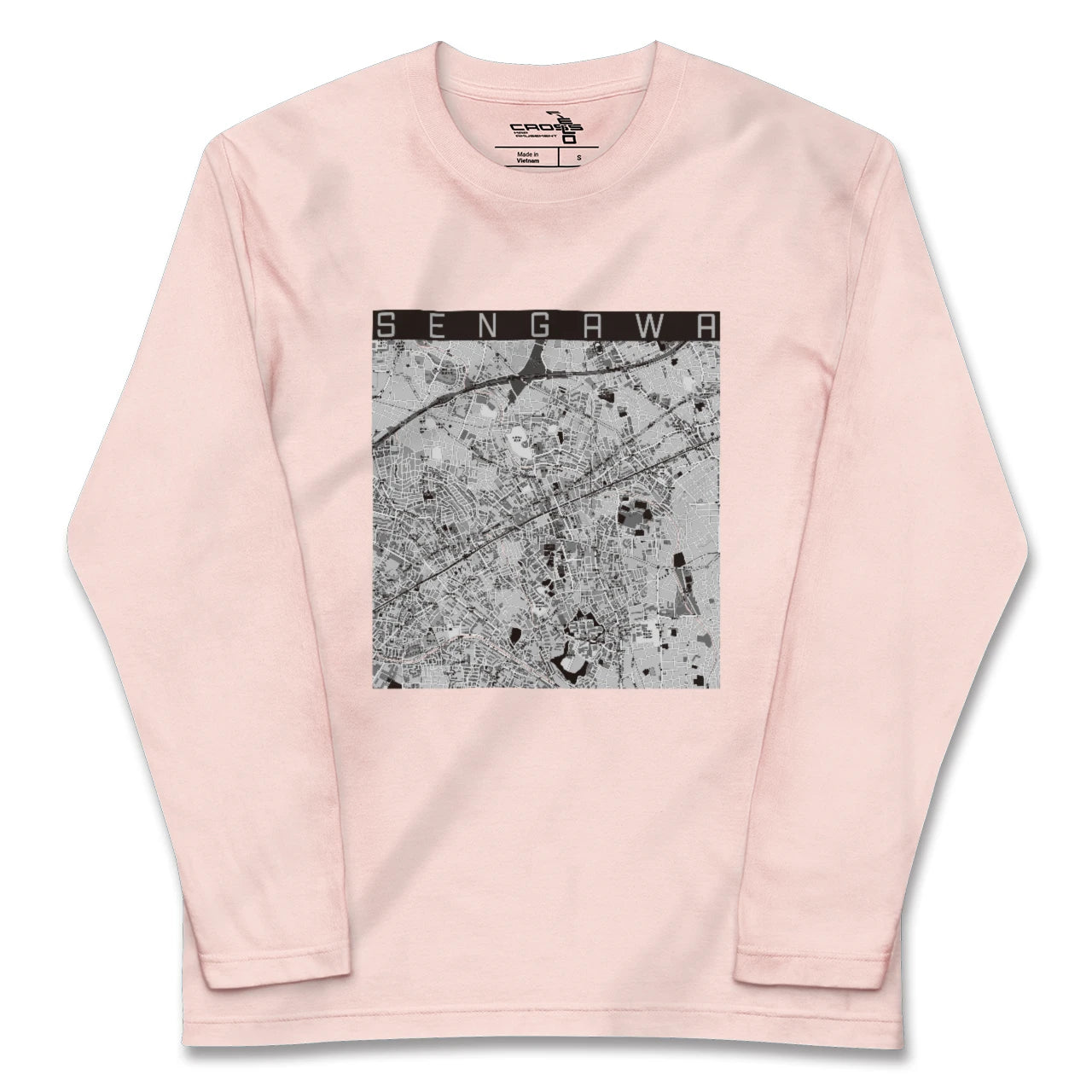 【仙川(東京都)】地図柄ロングスリーブTシャツ