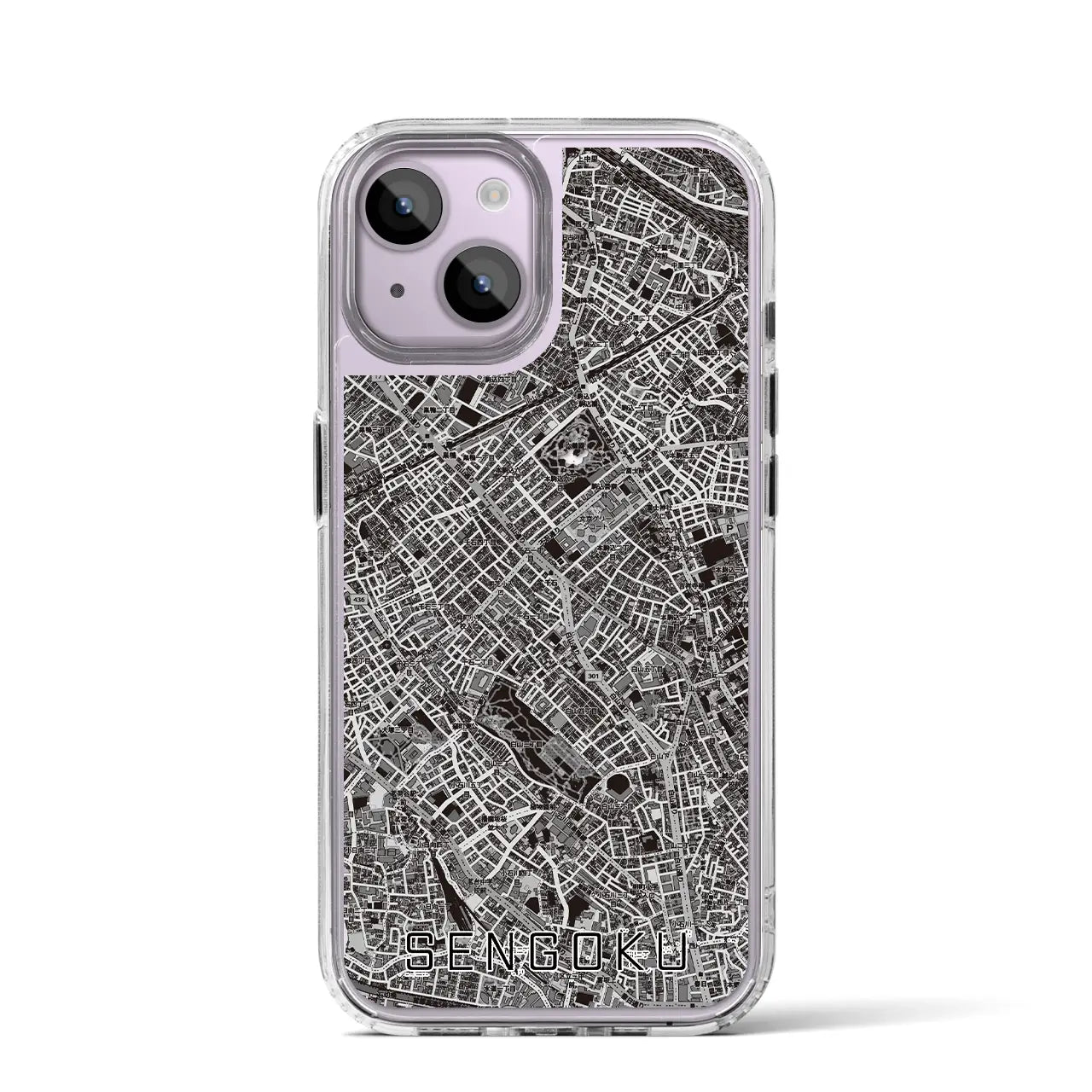 【千石(東京都)】地図柄iPhoneケース(MagSafeタイプ)