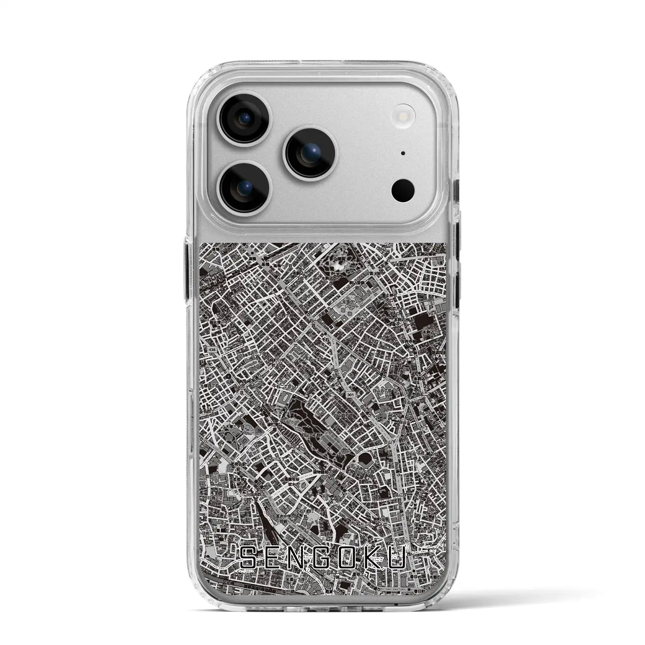 【千石(東京都)】地図柄iPhoneケース(MagSafeタイプ)