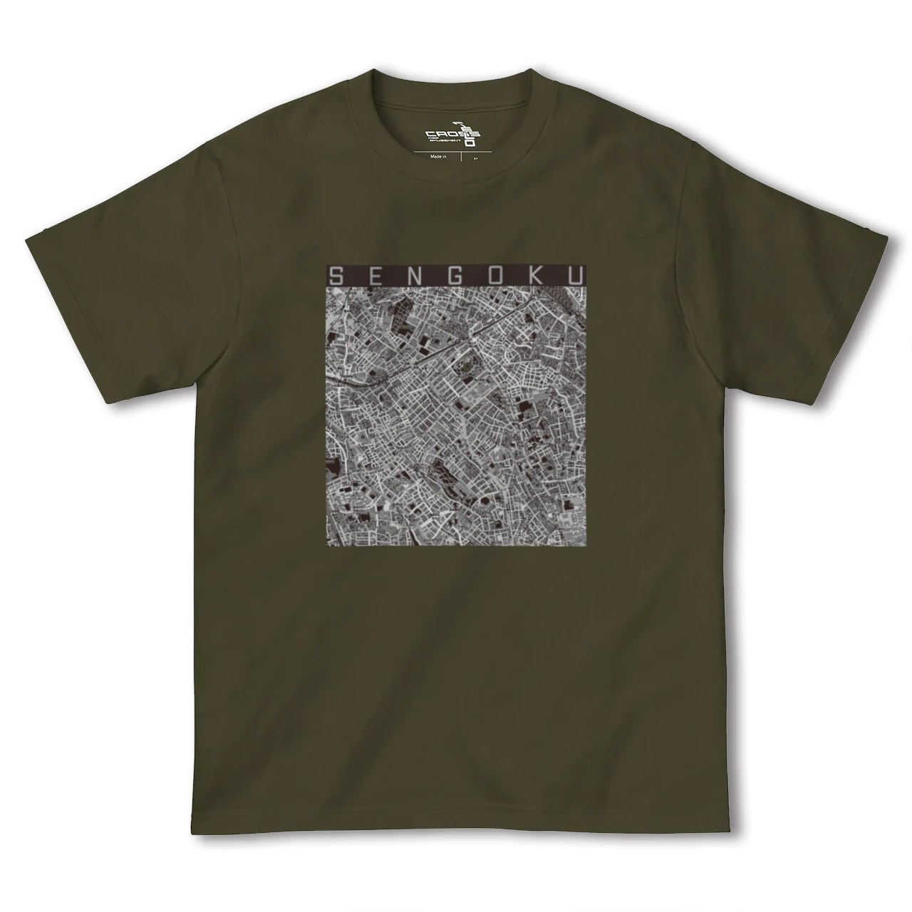 【千石(東京都)】地図柄ヘビーウェイトTシャツ