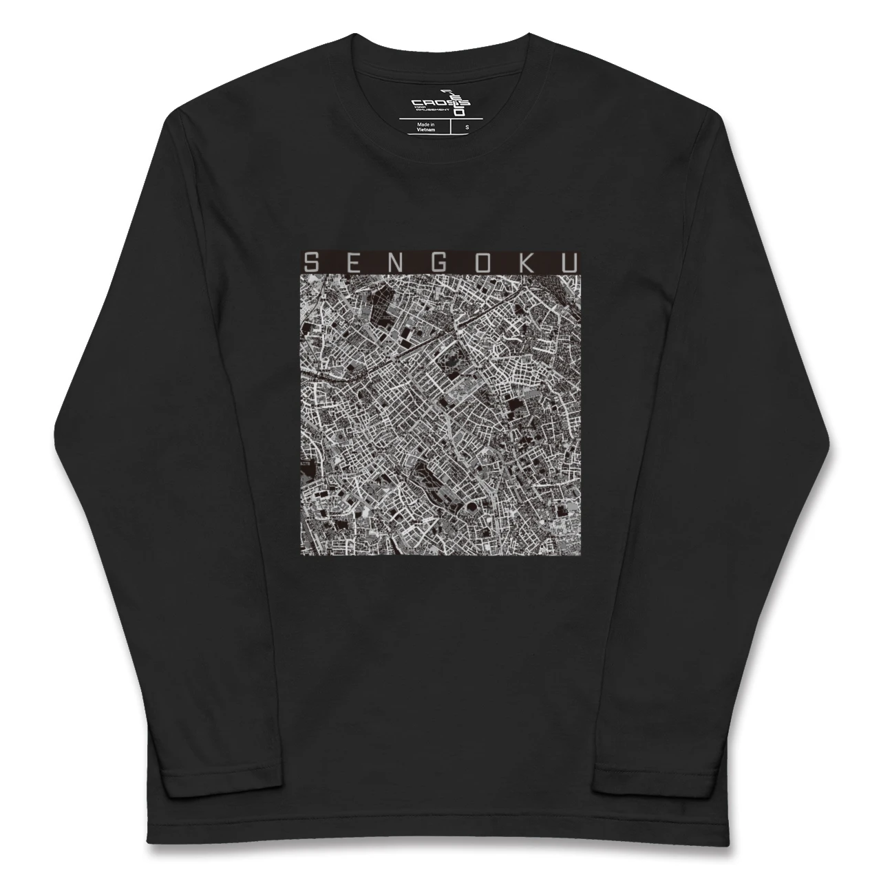 【千石(東京都)】地図柄ロングスリーブTシャツ