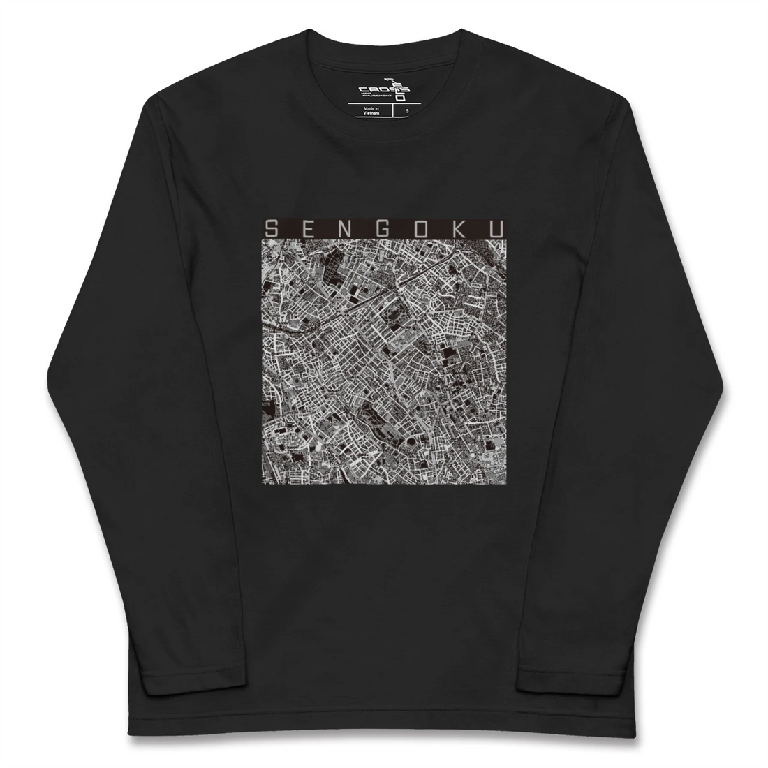 【千石(東京都)】地図柄ロングスリーブTシャツ
