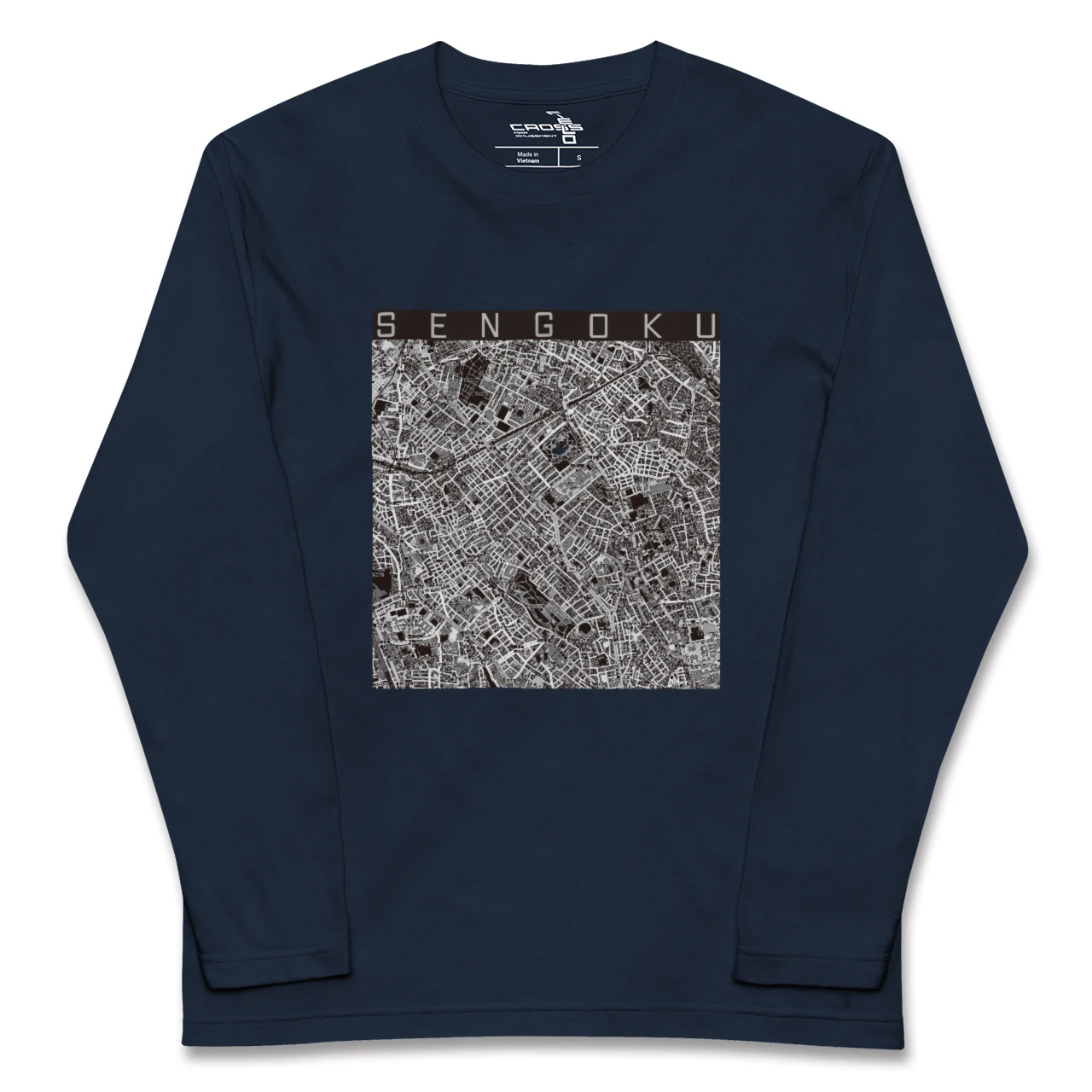 【千石(東京都)】地図柄ロングスリーブTシャツ