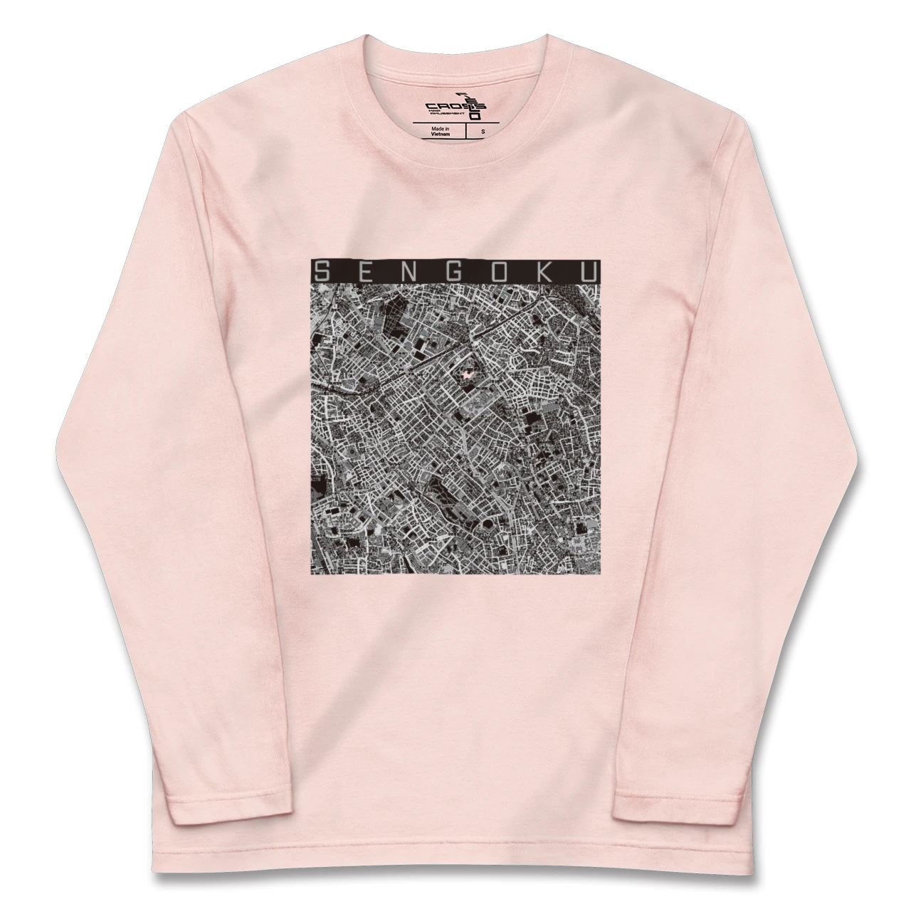 【千石(東京都)】地図柄ロングスリーブTシャツ