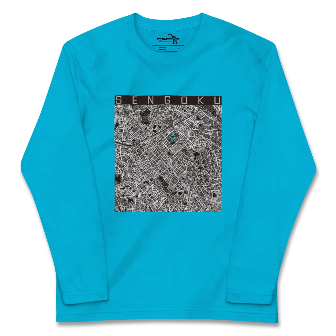 【千石(東京都)】地図柄ロングスリーブTシャツ