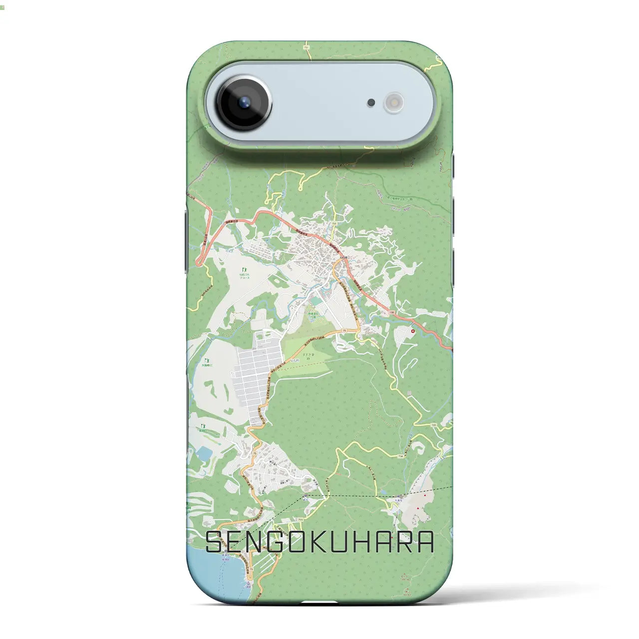 【仙石原(神奈川県)】地図柄iPhoneケース(バックカバータイプ)