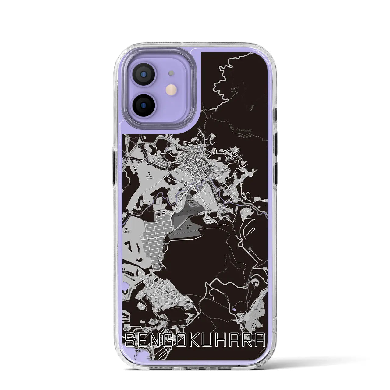 【仙石原(神奈川県)】地図柄iPhoneケース(MagSafeタイプ)