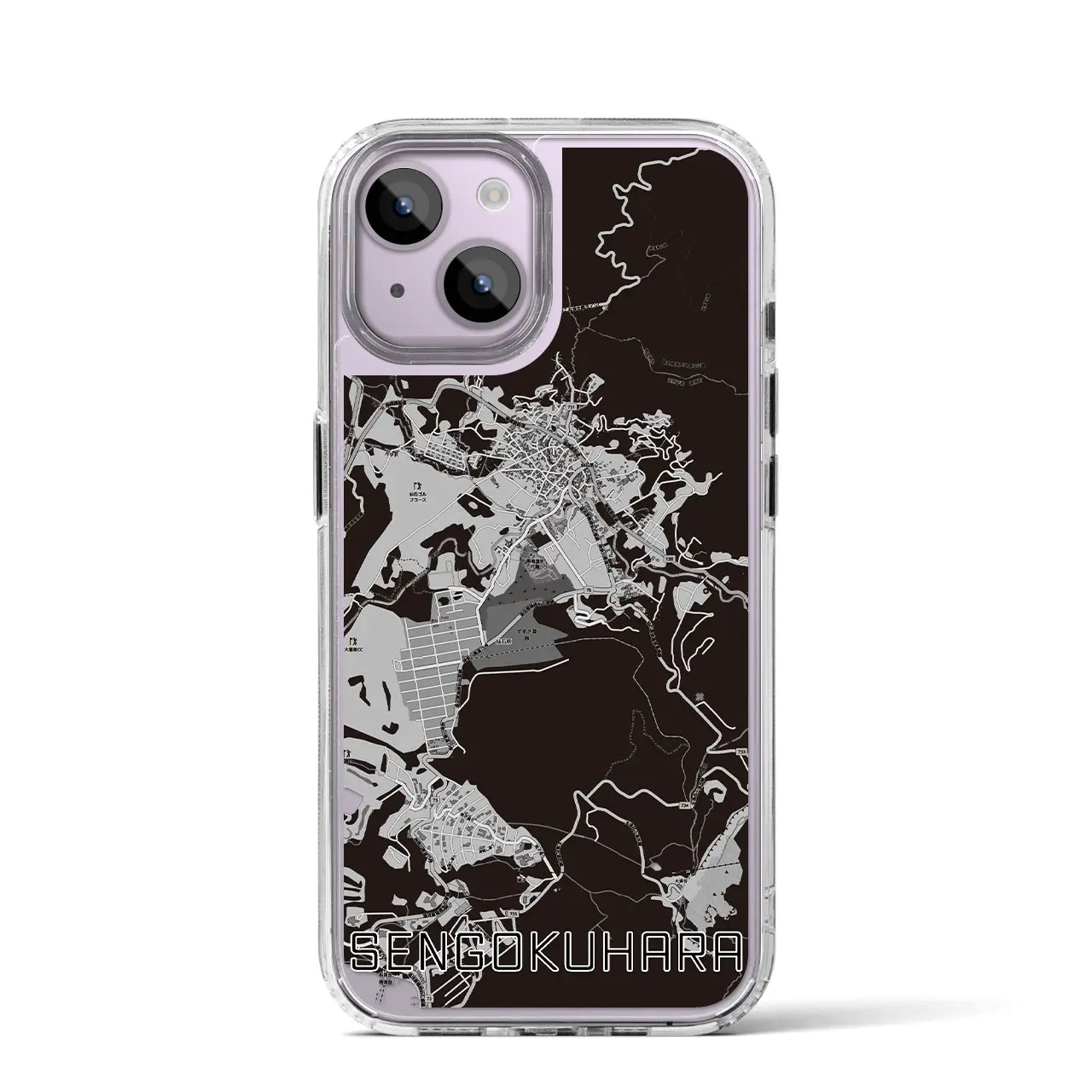 【仙石原(神奈川県)】地図柄iPhoneケース(MagSafeタイプ)