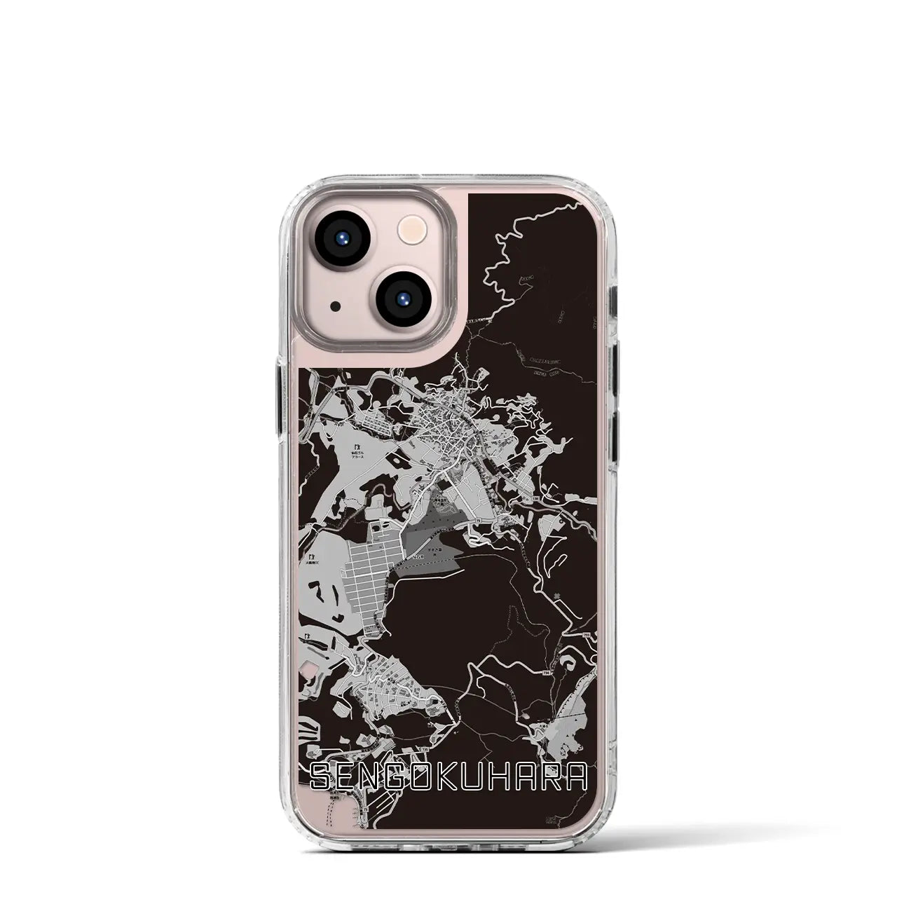 【仙石原(神奈川県)】地図柄iPhoneケース(MagSafeタイプ)