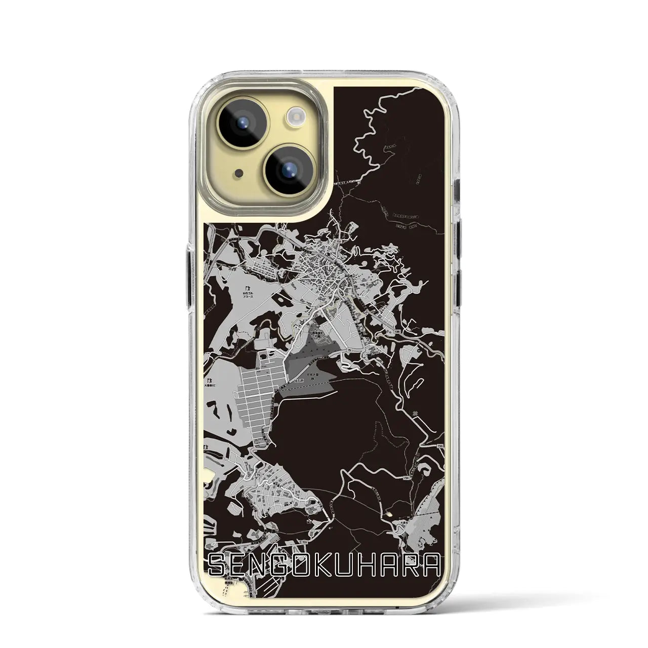 【仙石原(神奈川県)】地図柄iPhoneケース(MagSafeタイプ)