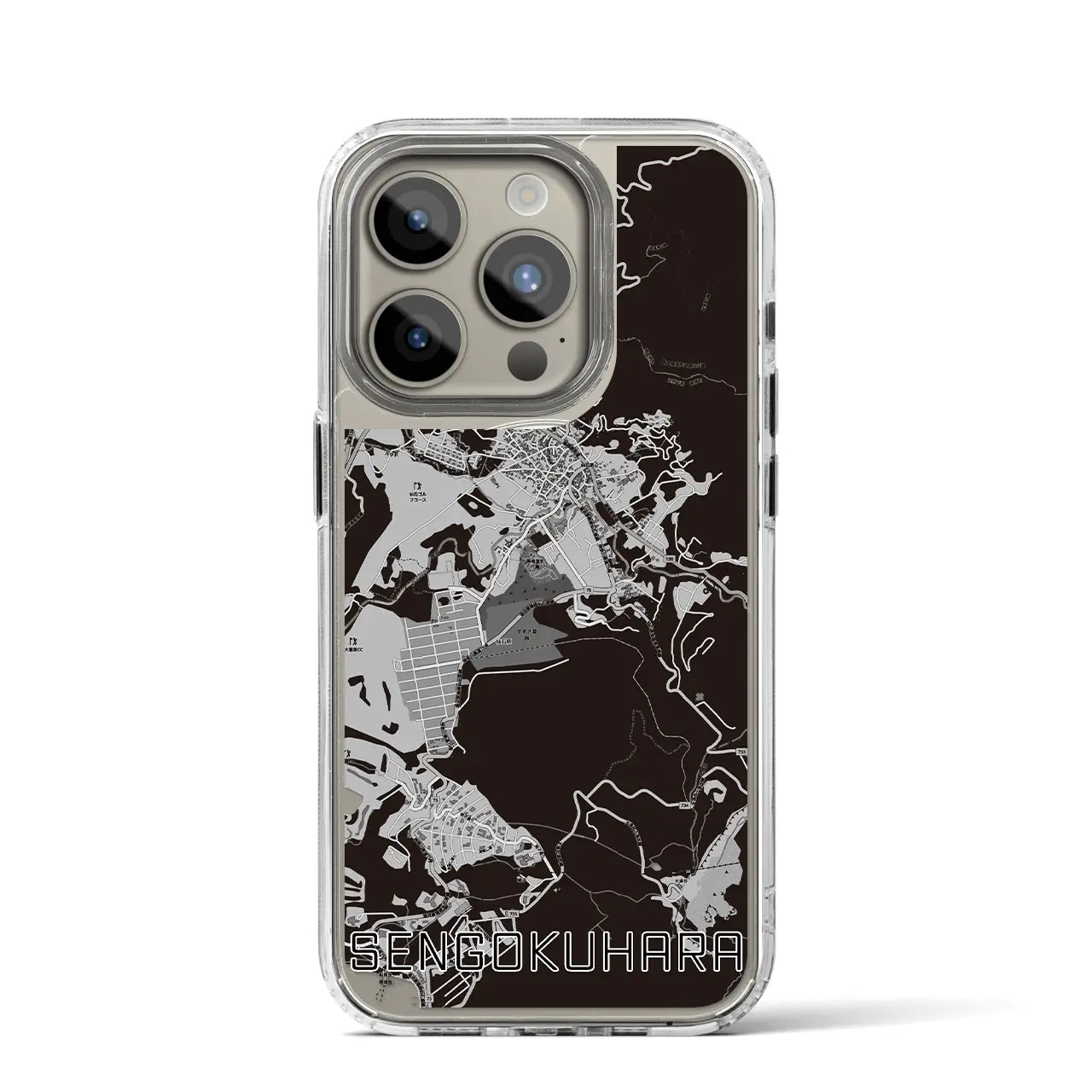【仙石原(神奈川県)】地図柄iPhoneケース(MagSafeタイプ)