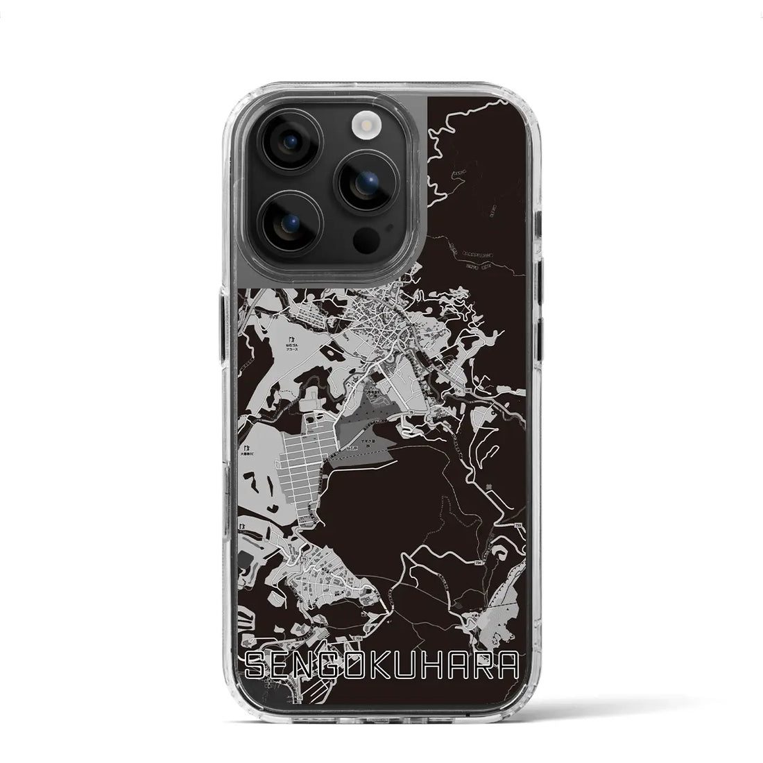 【仙石原(神奈川県)】地図柄iPhoneケース(MagSafeタイプ)