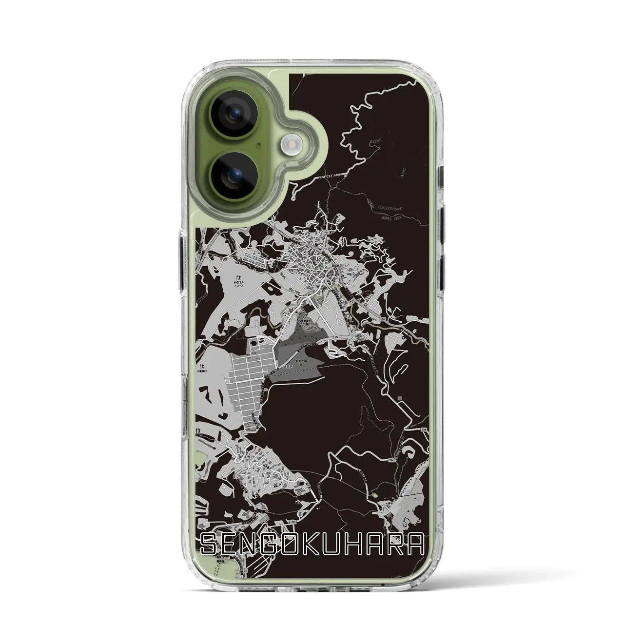 【仙石原(神奈川県)】地図柄iPhoneケース(MagSafeタイプ)