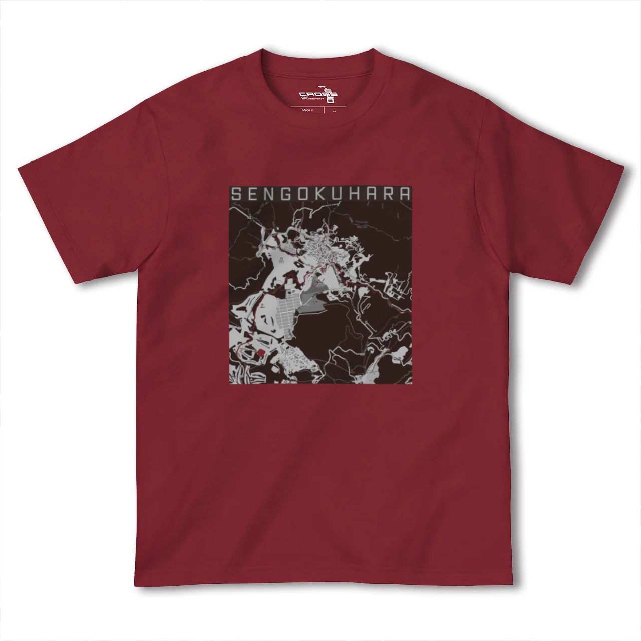 【仙石原(神奈川県)】地図柄ヘビーウェイトTシャツ