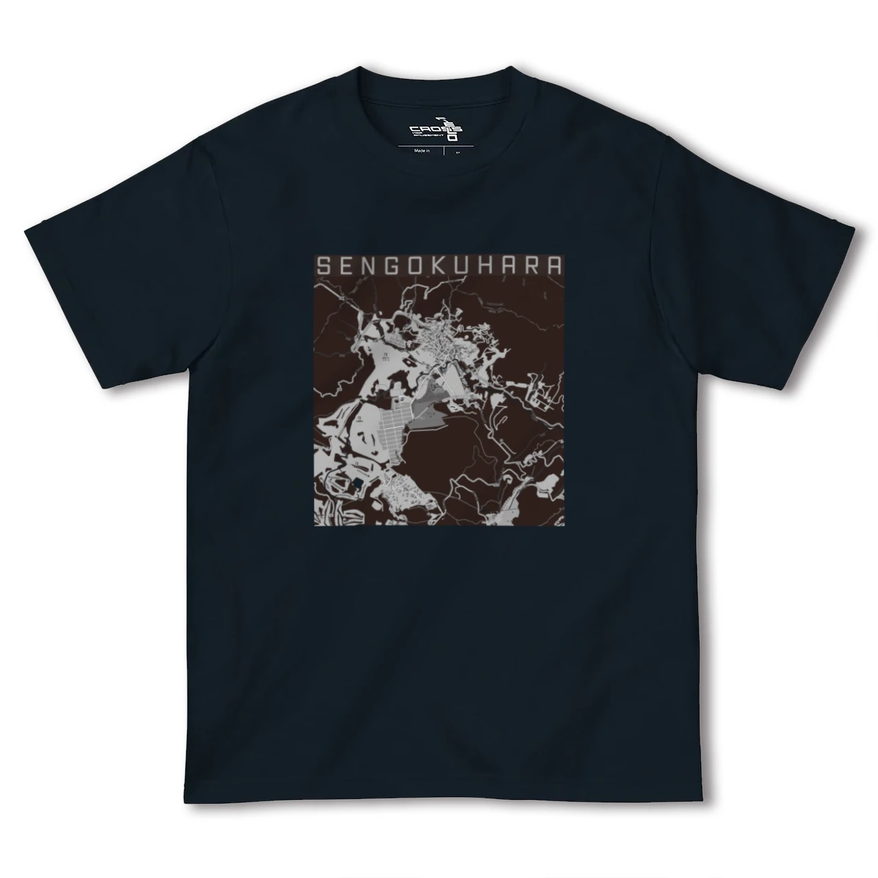 【仙石原(神奈川県)】地図柄ヘビーウェイトTシャツ