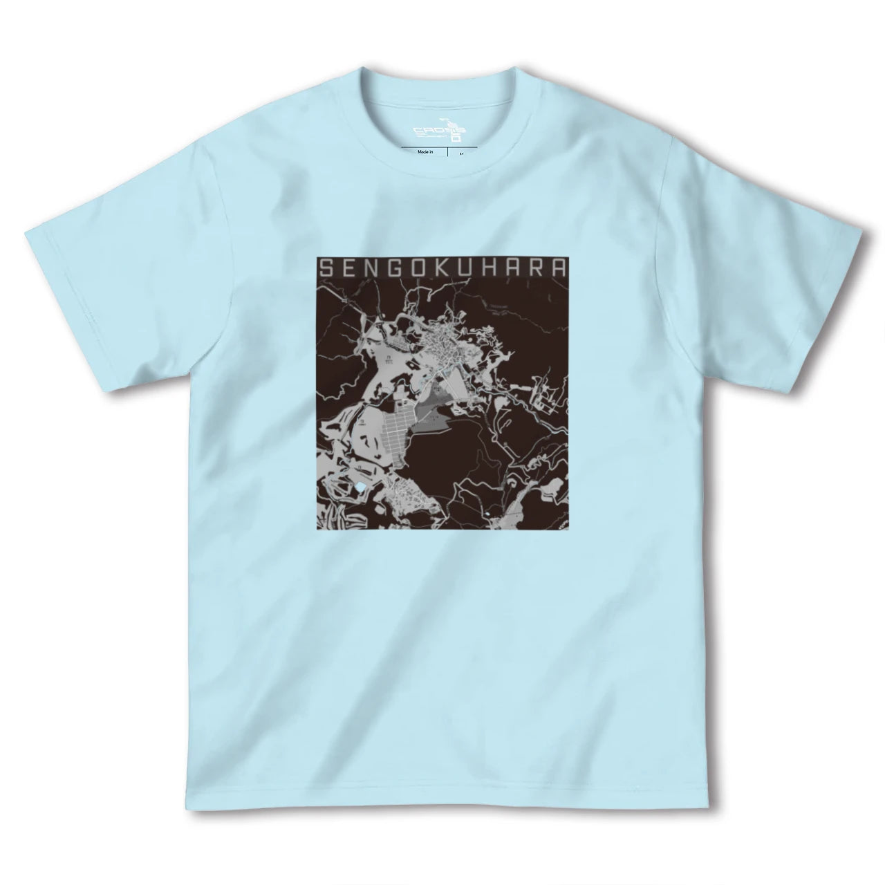 【仙石原(神奈川県)】地図柄ヘビーウェイトTシャツ