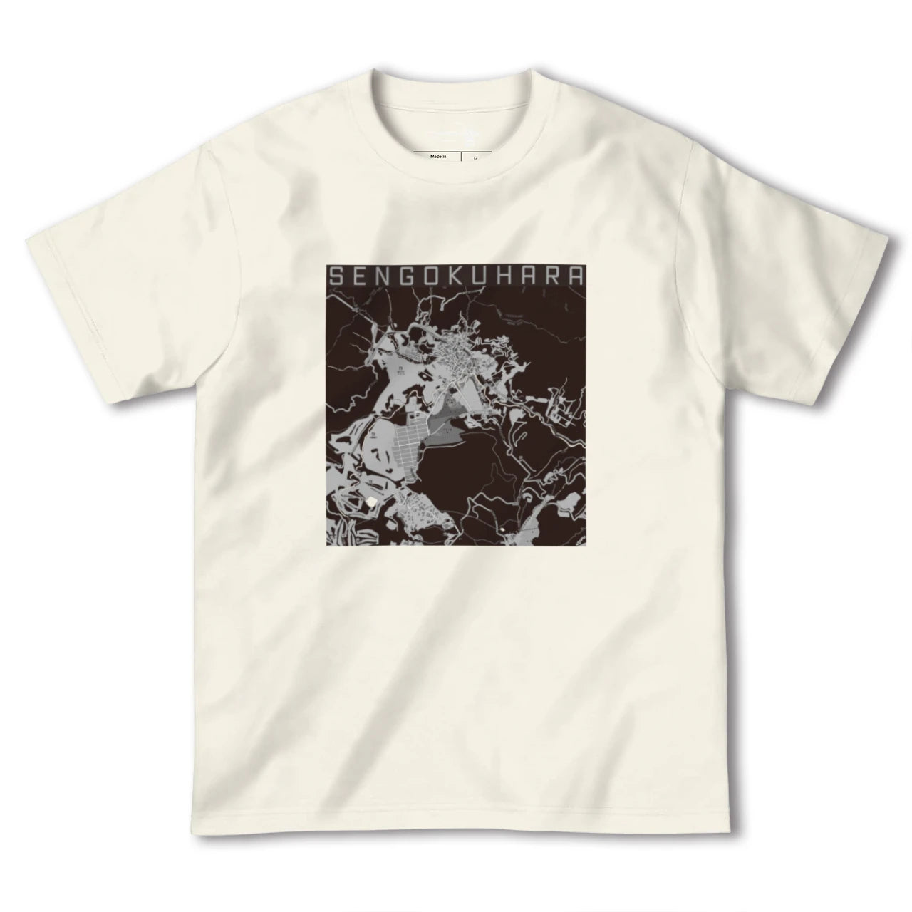 【仙石原(神奈川県)】地図柄ヘビーウェイトTシャツ