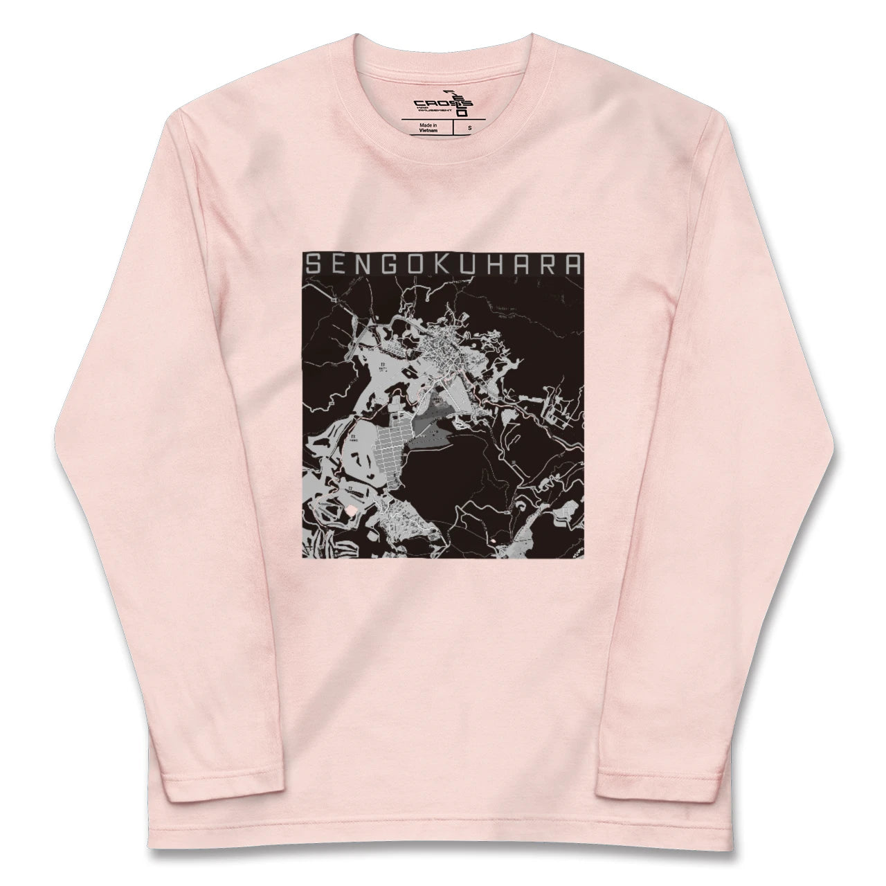 【仙石原(神奈川県)】地図柄ロングスリーブTシャツ