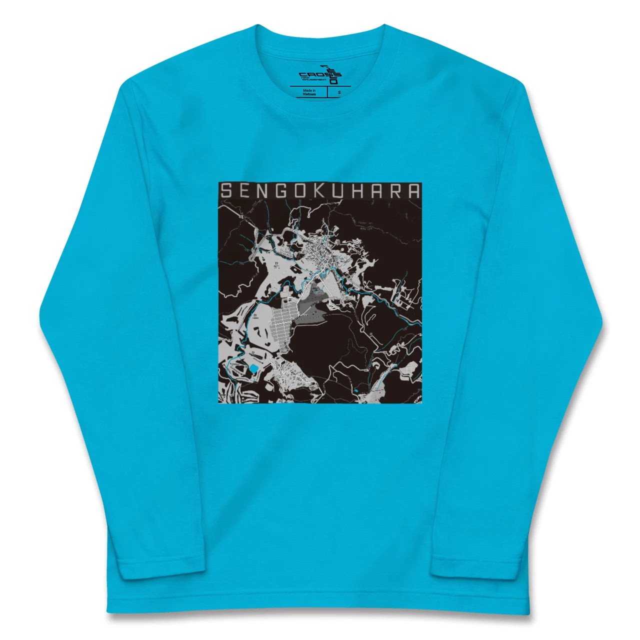 【仙石原(神奈川県)】地図柄ロングスリーブTシャツ