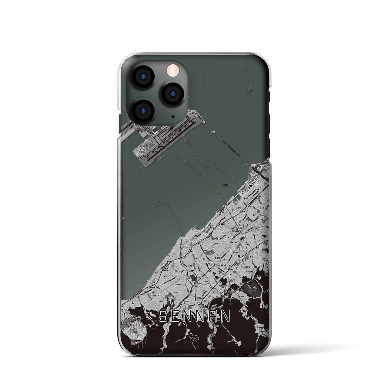 【泉南(大阪府)】地図柄iPhoneケース(クリアタイプ)
