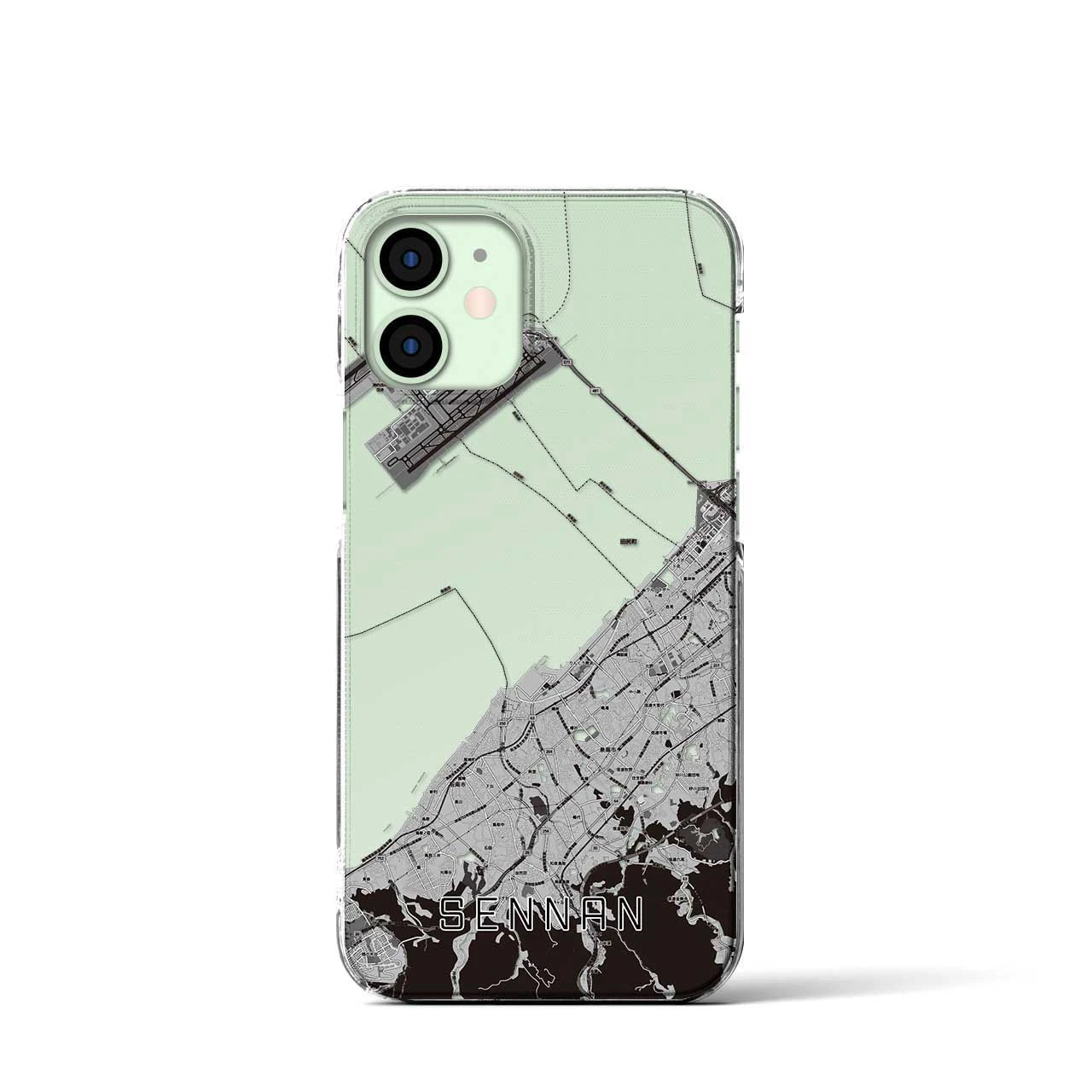 【泉南(大阪府)】地図柄iPhoneケース(クリアタイプ)