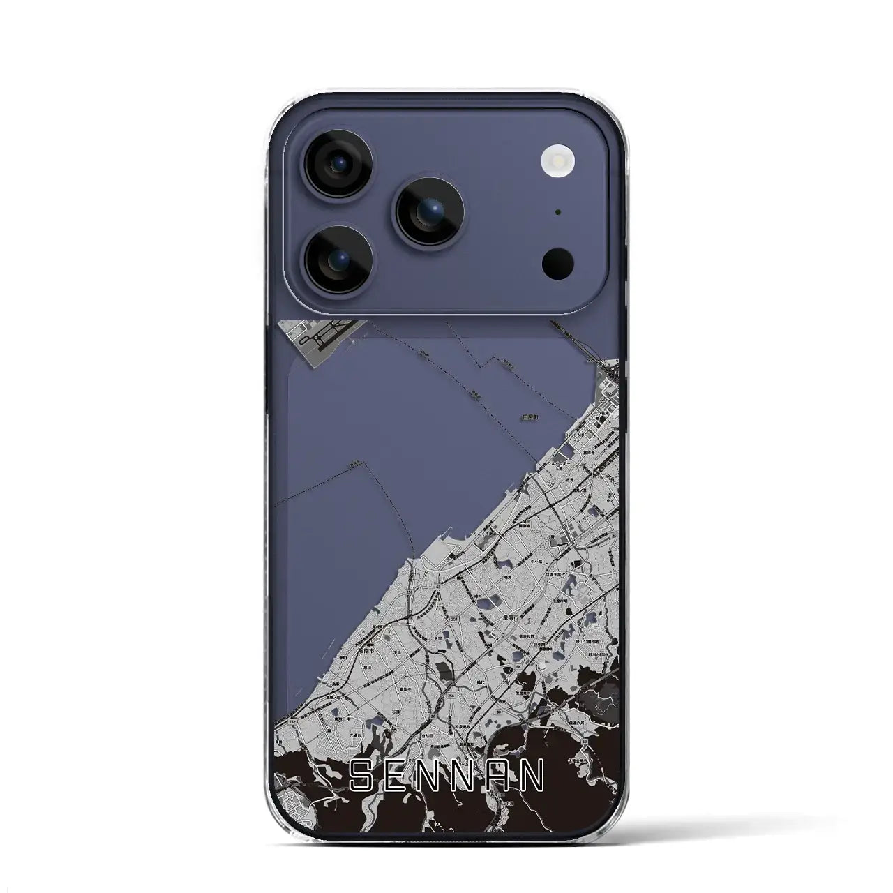 【泉南(大阪府)】地図柄iPhoneケース(クリアタイプ)