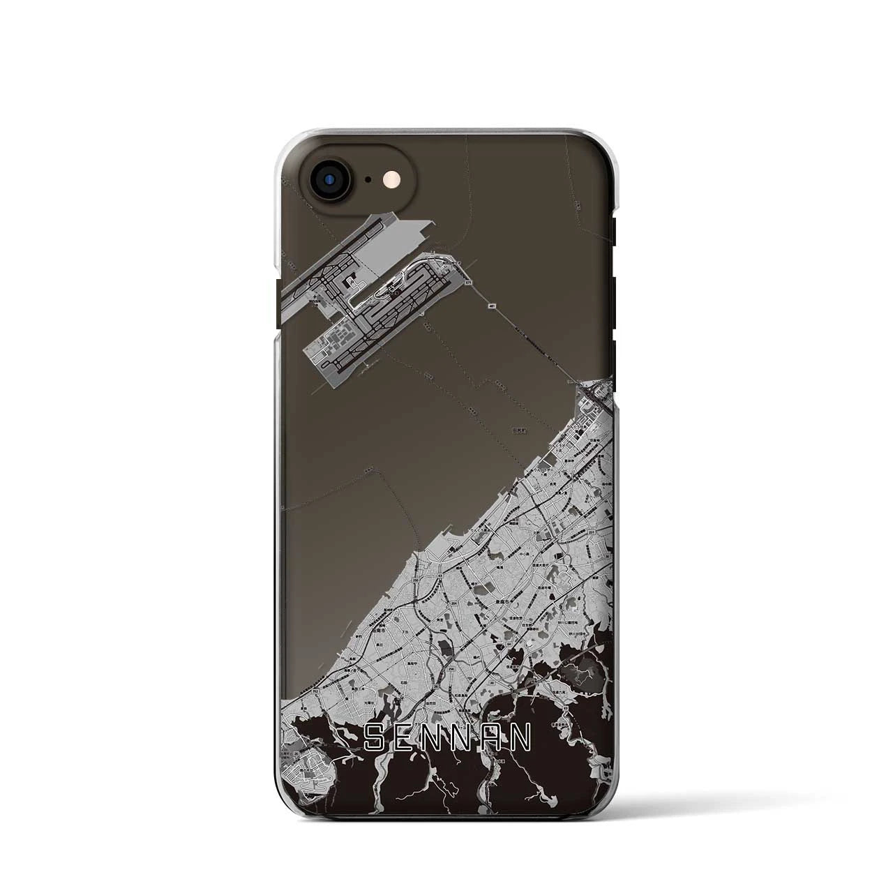 【泉南(大阪府)】地図柄iPhoneケース(クリアタイプ)