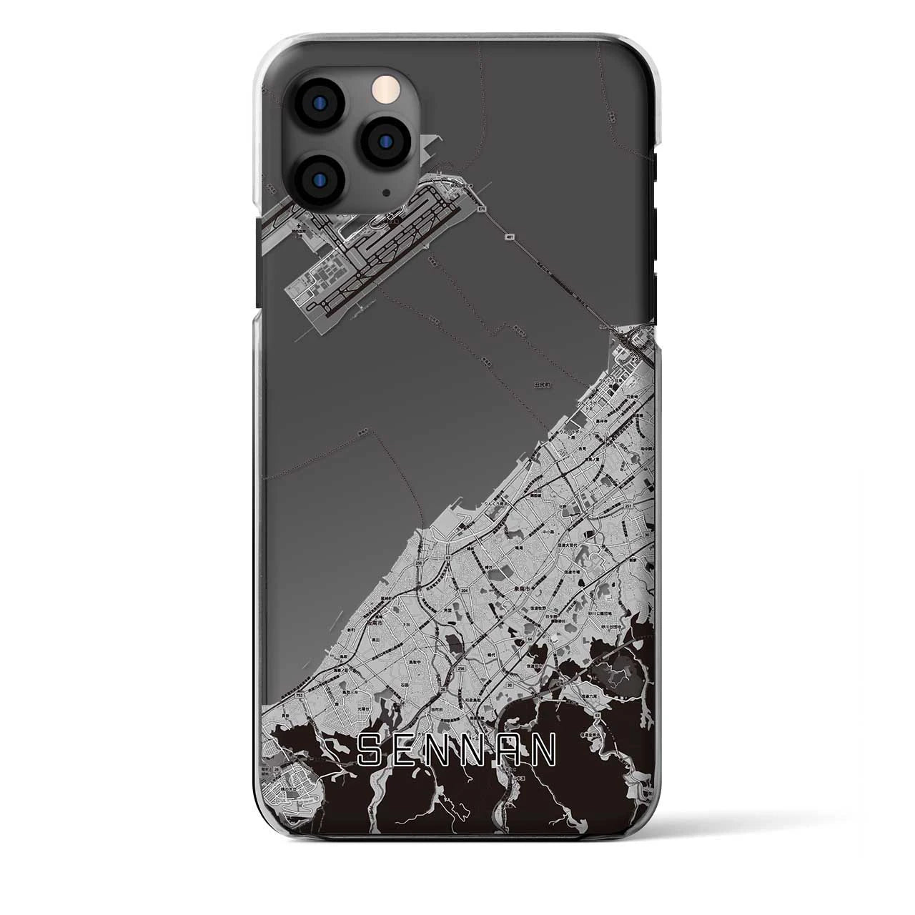 【泉南(大阪府)】地図柄iPhoneケース(クリアタイプ)