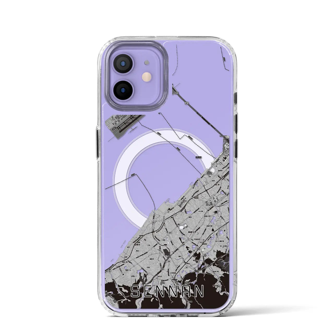 【泉南(大阪府)】地図柄iPhoneケース(MagSafeタイプ)