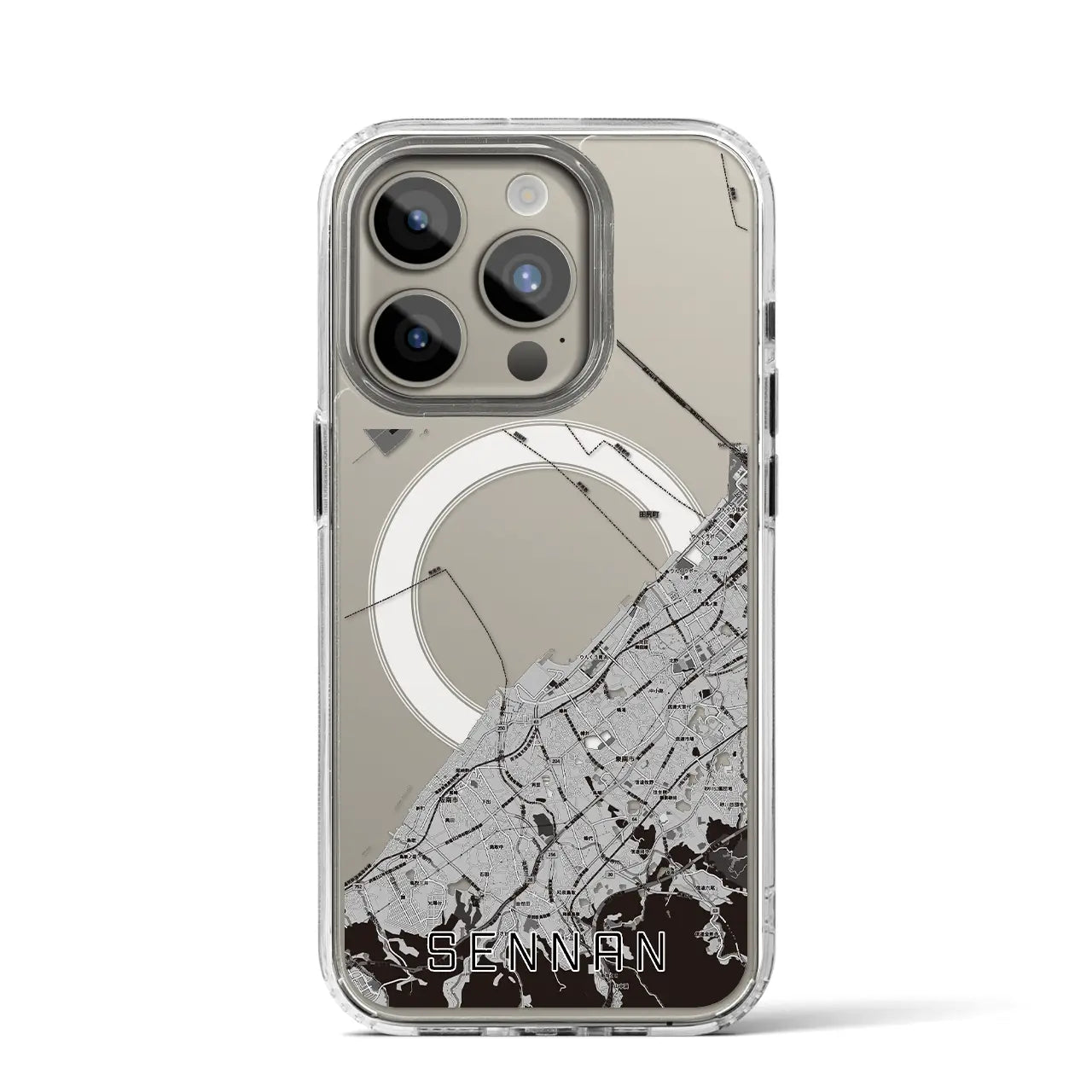 【泉南(大阪府)】地図柄iPhoneケース(MagSafeタイプ)