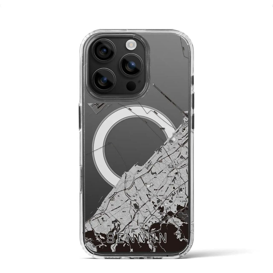 【泉南(大阪府)】地図柄iPhoneケース(MagSafeタイプ)