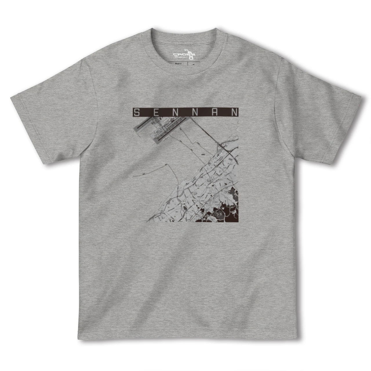 【泉南(大阪府)】地図柄ヘビーウェイトTシャツ