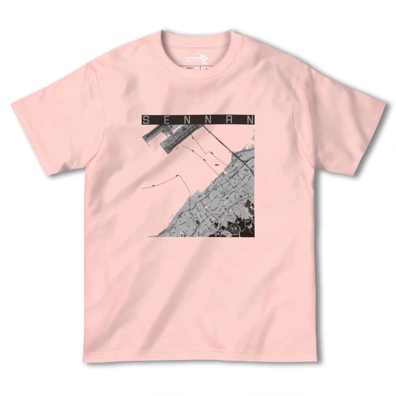 【泉南(大阪府)】地図柄ヘビーウェイトTシャツ