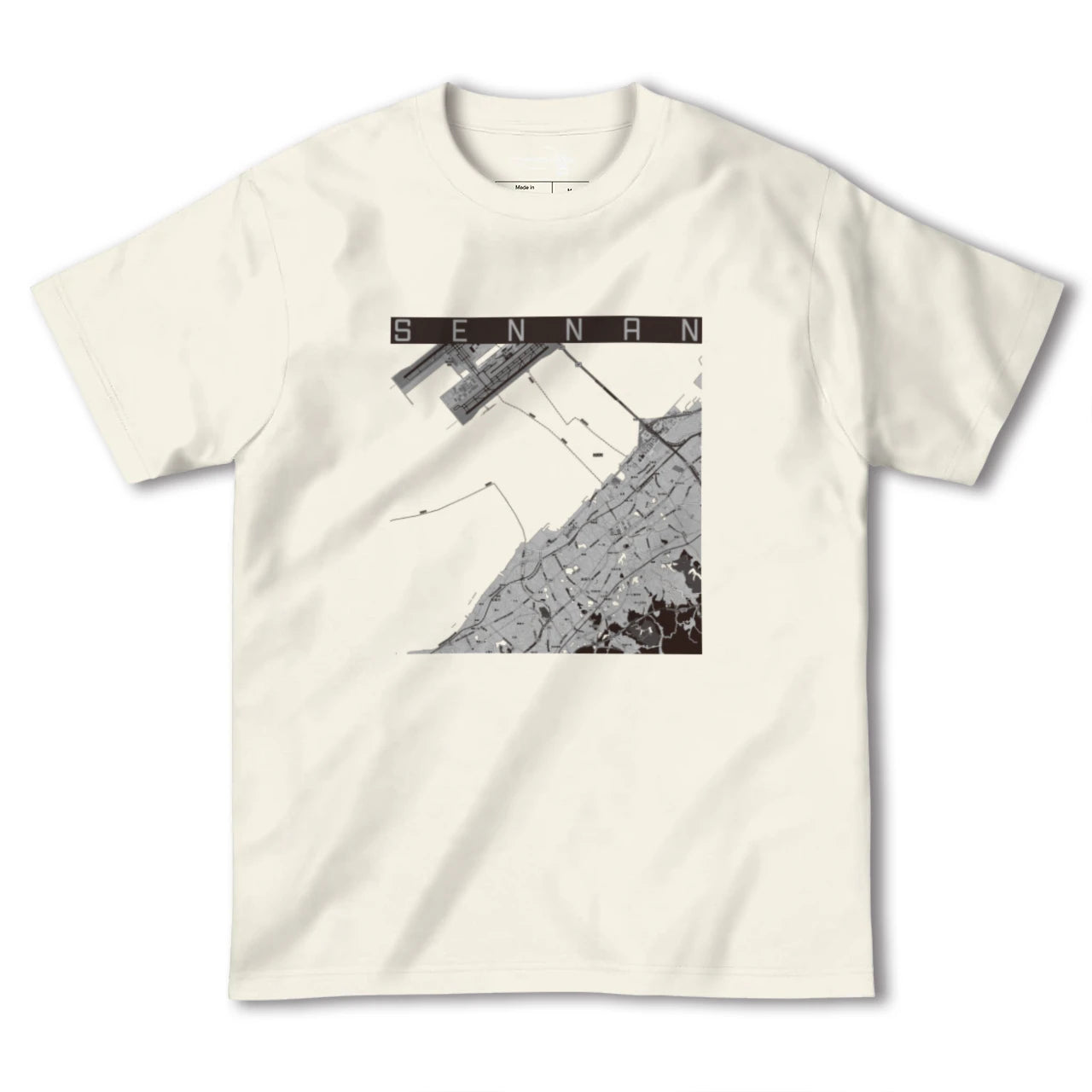 【泉南(大阪府)】地図柄ヘビーウェイトTシャツ