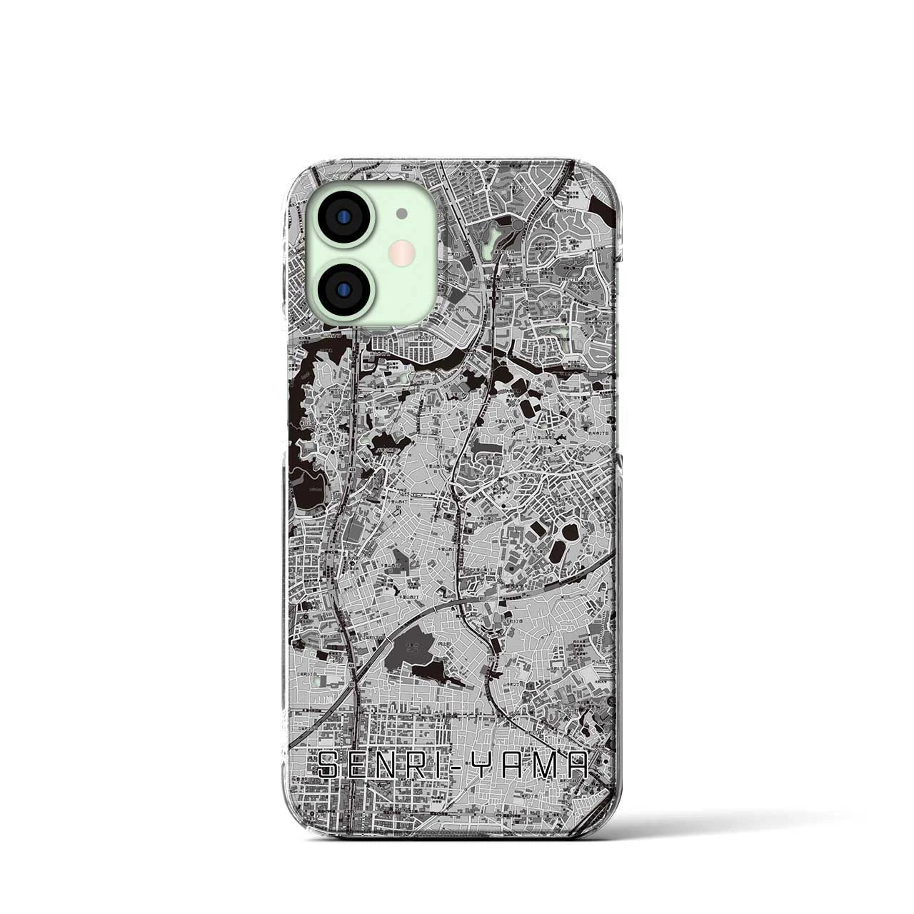 【千里山(大阪府)】地図柄iPhoneケース(クリアタイプ)