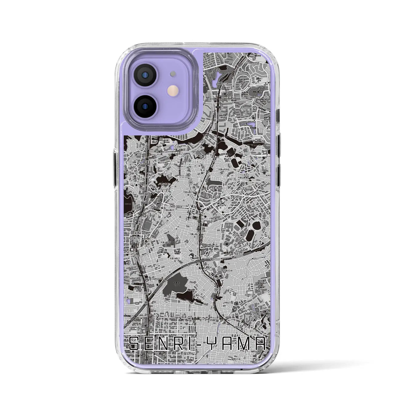 【千里山(大阪府)】地図柄iPhoneケース(MagSafeタイプ)