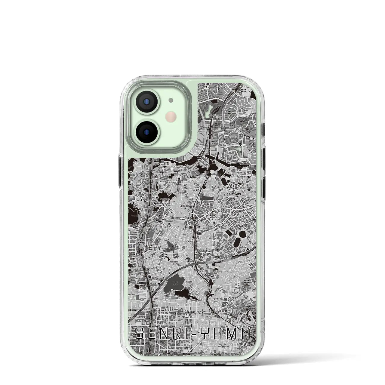 【千里山(大阪府)】地図柄iPhoneケース(MagSafeタイプ)