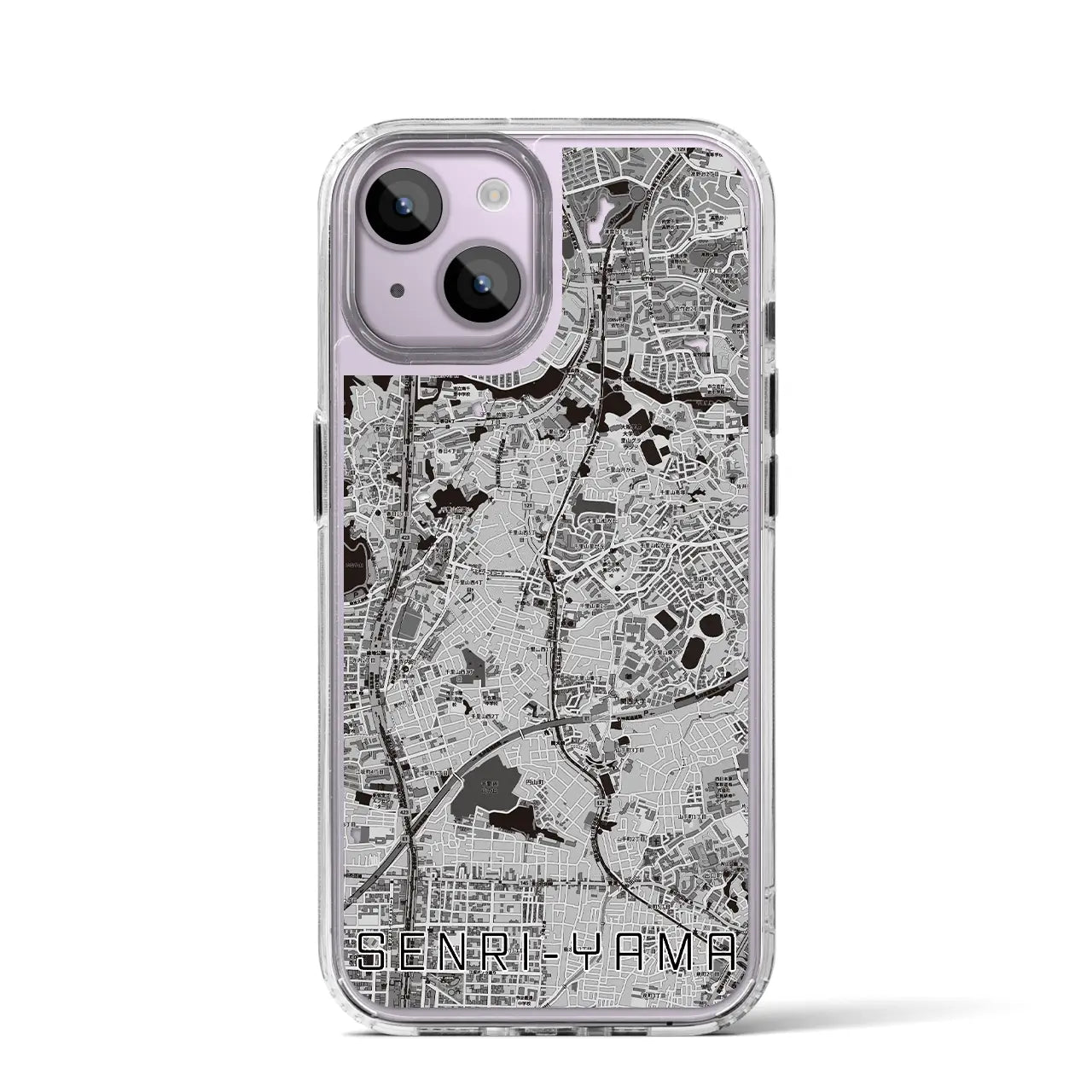 【千里山(大阪府)】地図柄iPhoneケース(MagSafeタイプ)