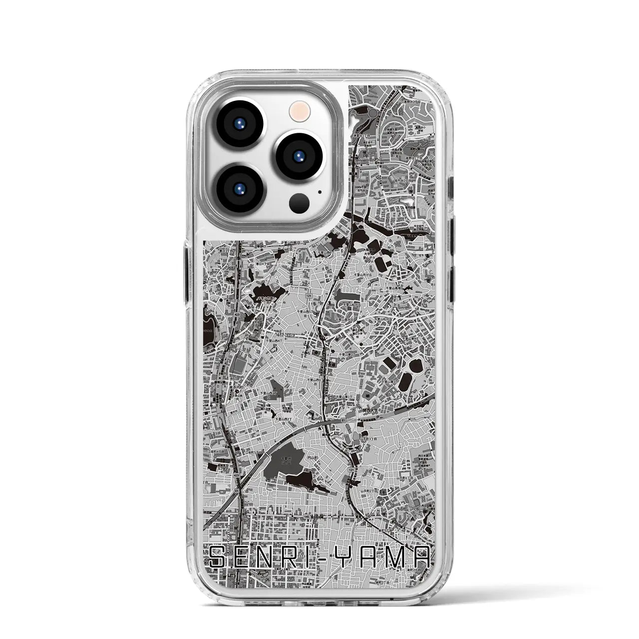 【千里山(大阪府)】地図柄iPhoneケース(MagSafeタイプ)