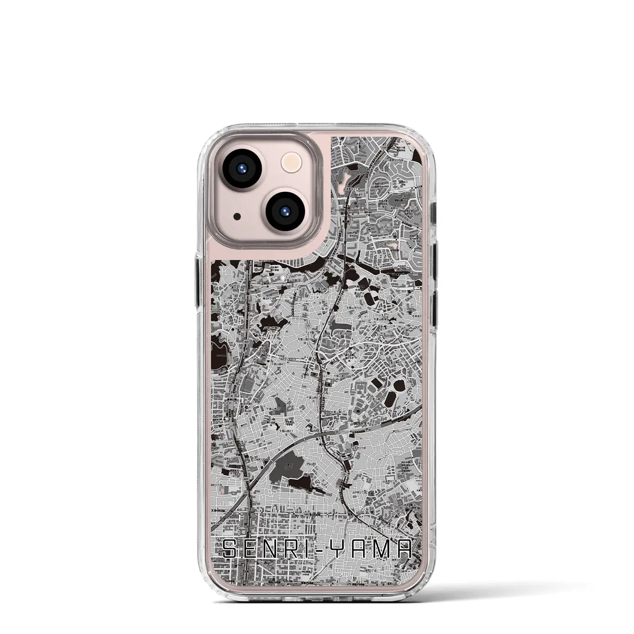 【千里山(大阪府)】地図柄iPhoneケース(MagSafeタイプ)