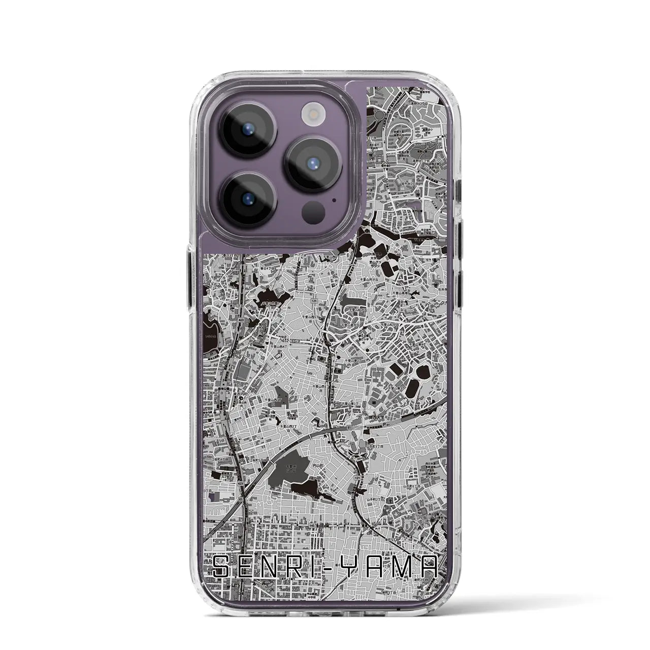 【千里山(大阪府)】地図柄iPhoneケース(MagSafeタイプ)