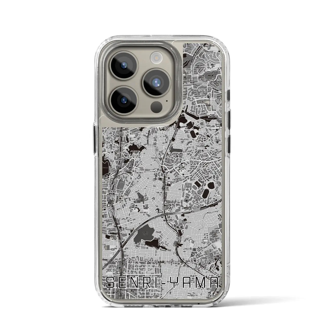 【千里山(大阪府)】地図柄iPhoneケース(MagSafeタイプ)