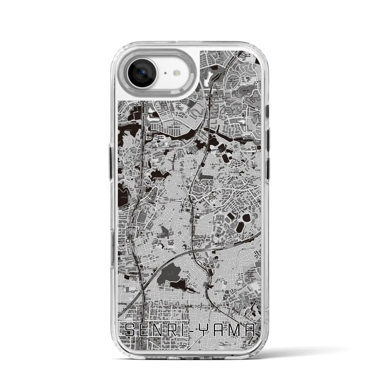 【千里山(大阪府)】地図柄iPhoneケース(MagSafeタイプ)