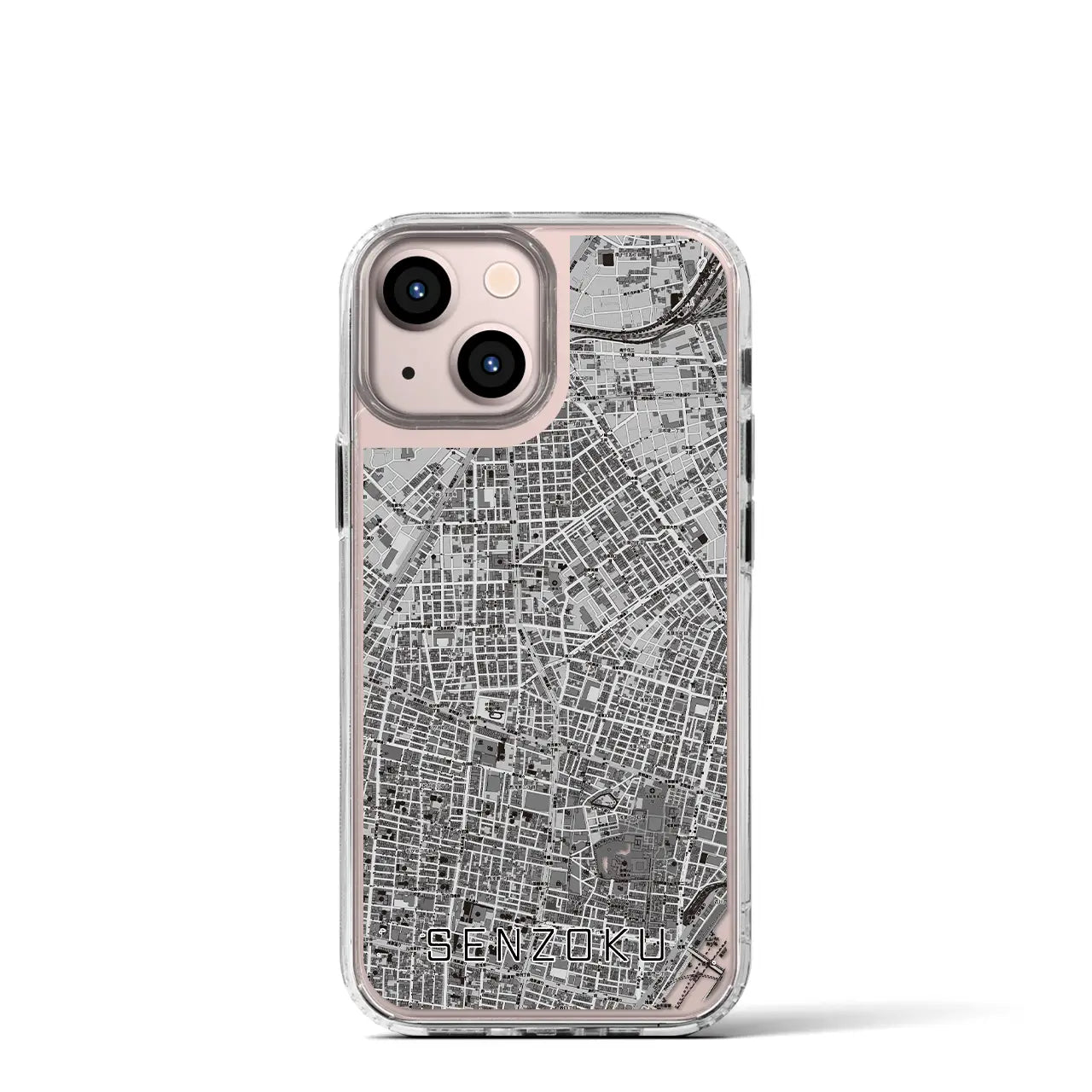 【千束(東京都)】地図柄iPhoneケース(MagSafeタイプ)