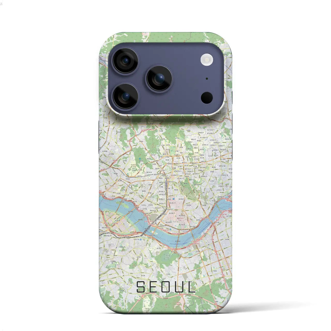 ソウル（韓国）】地図柄iPhoneケース（バックカバータイプ） – クロス