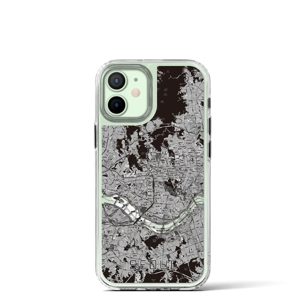 【ソウル(韓国)】地図柄iPhoneケース(MagSafeタイプ)