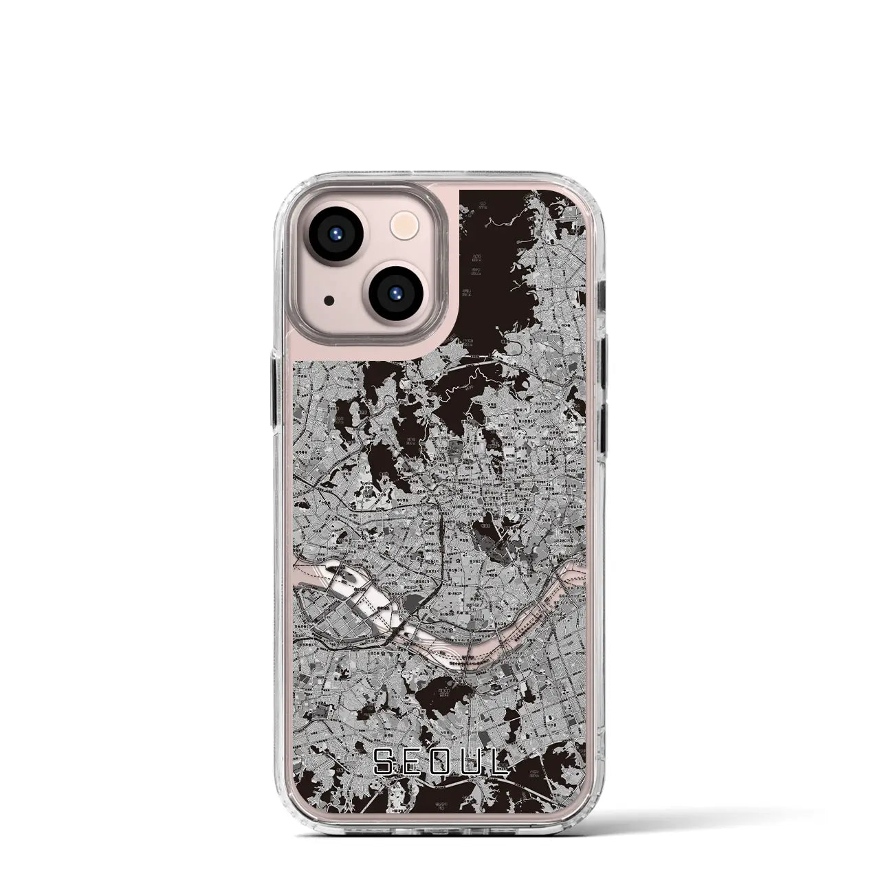 【ソウル(韓国)】地図柄iPhoneケース(MagSafeタイプ)
