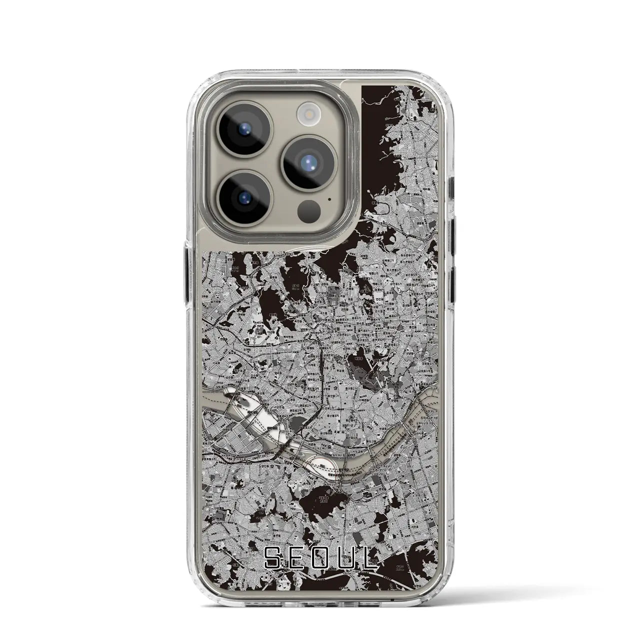 【ソウル(韓国)】地図柄iPhoneケース(MagSafeタイプ)